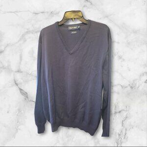 Mens Ralph Lauren Pro Golf Navy V-Neck Sweater Like New XL